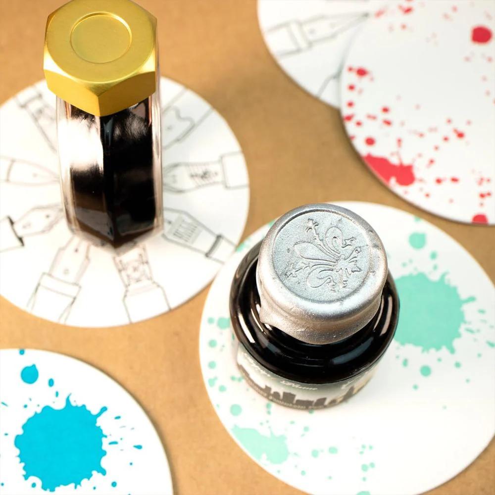 The Well-Appointed Desk Coaster (8-Pack) - The Nibologist Letterpress - Image 4