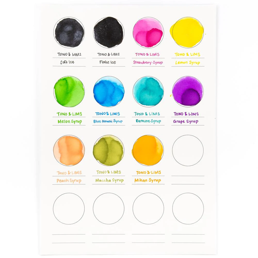 Tono & Lims Ink Bottle (30ml) - Shaved Ice - Image 2