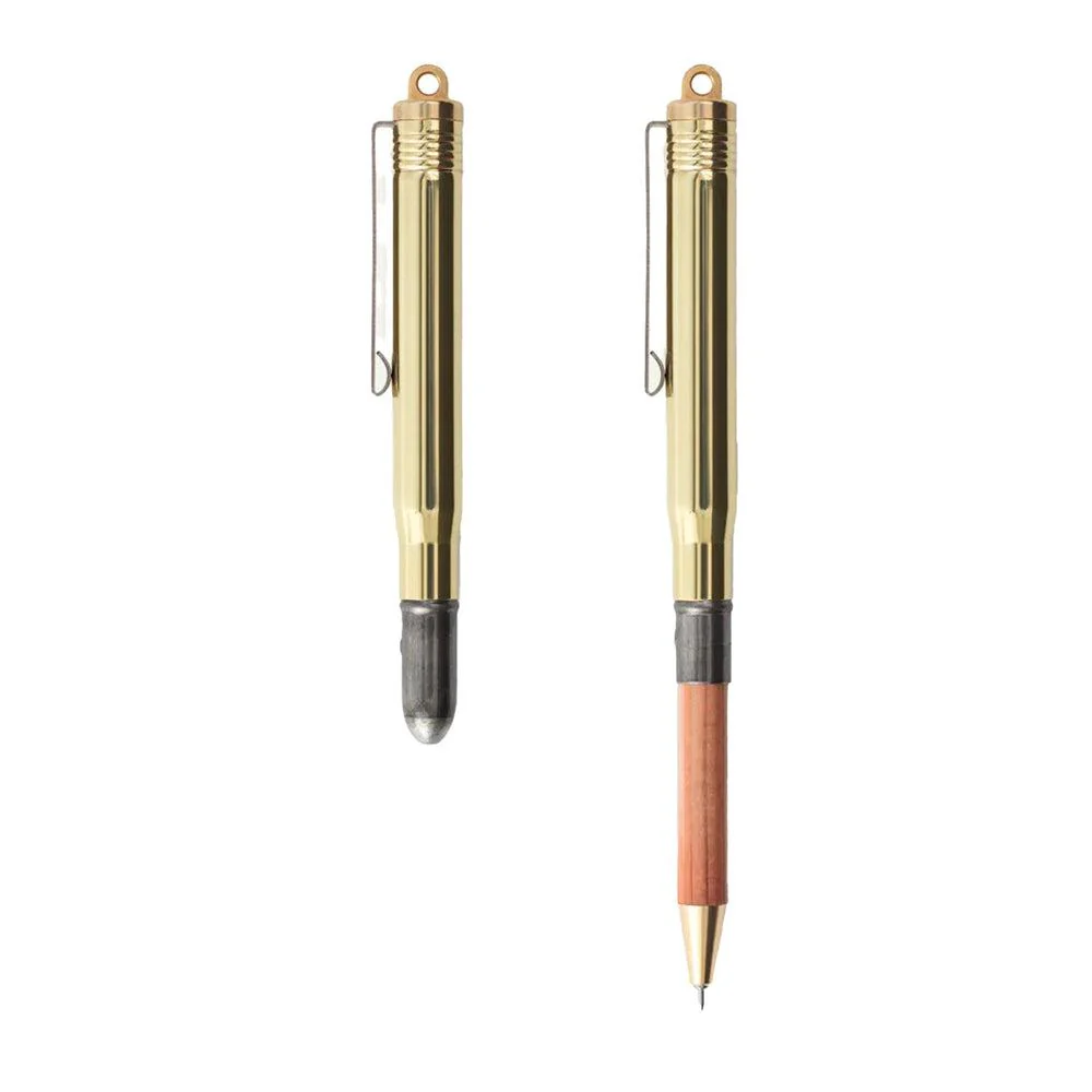 Traveler's Ballpoint Pen - Solid Brass - Image 3