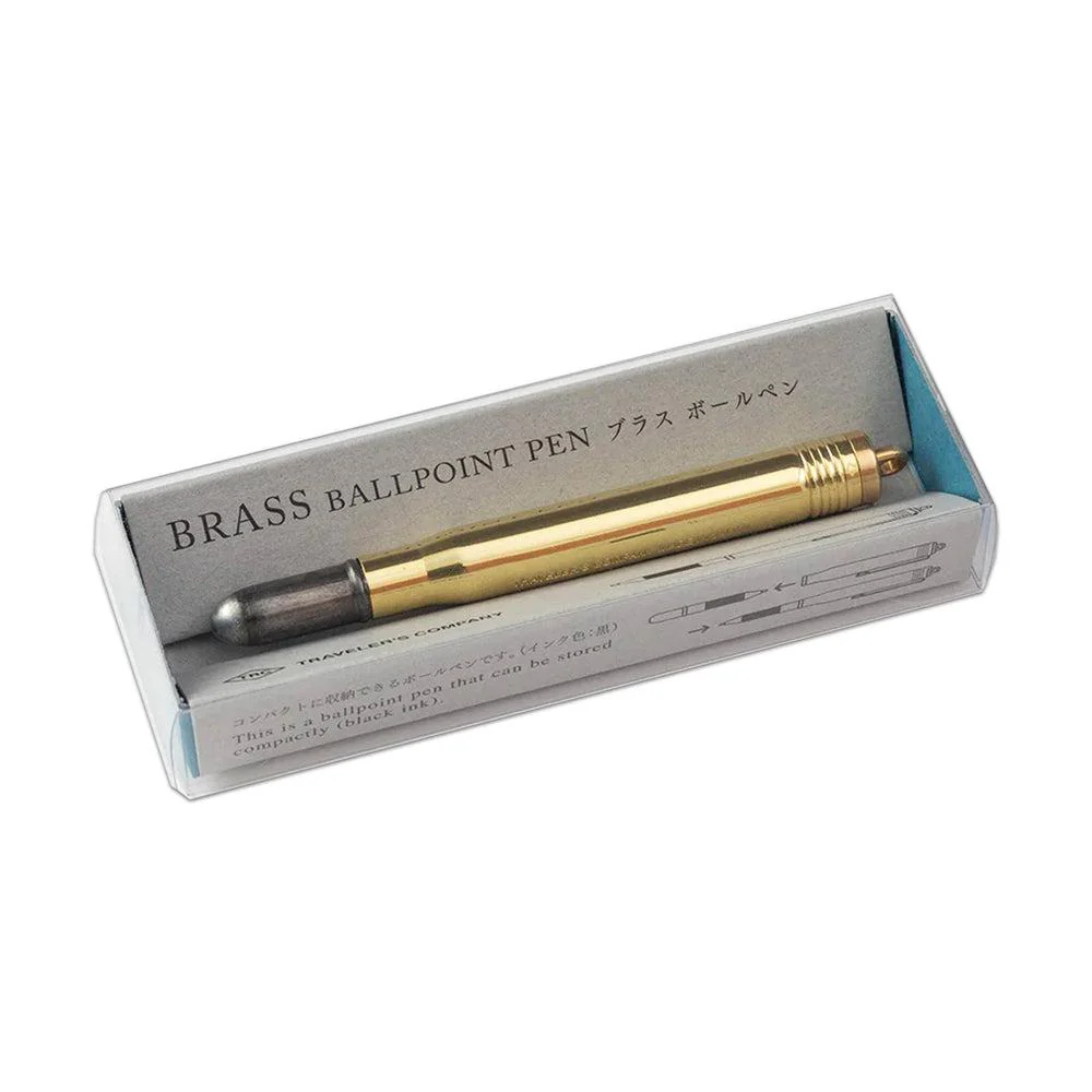 Traveler's Ballpoint Pen - Solid Brass - Image 4