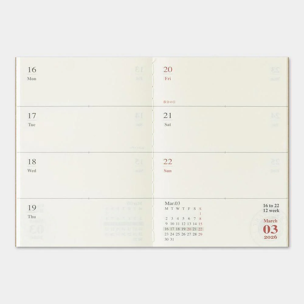 Traveler's Notebook - 2026 Diary - Limited Edition (2026) - Image 22
