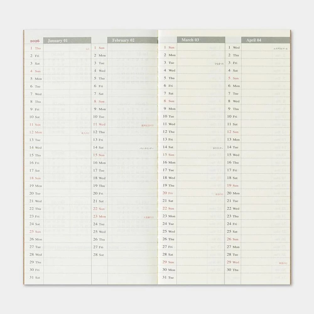 Traveler's Notebook - 2026 Diary - Limited Edition (2026) - Image 38
