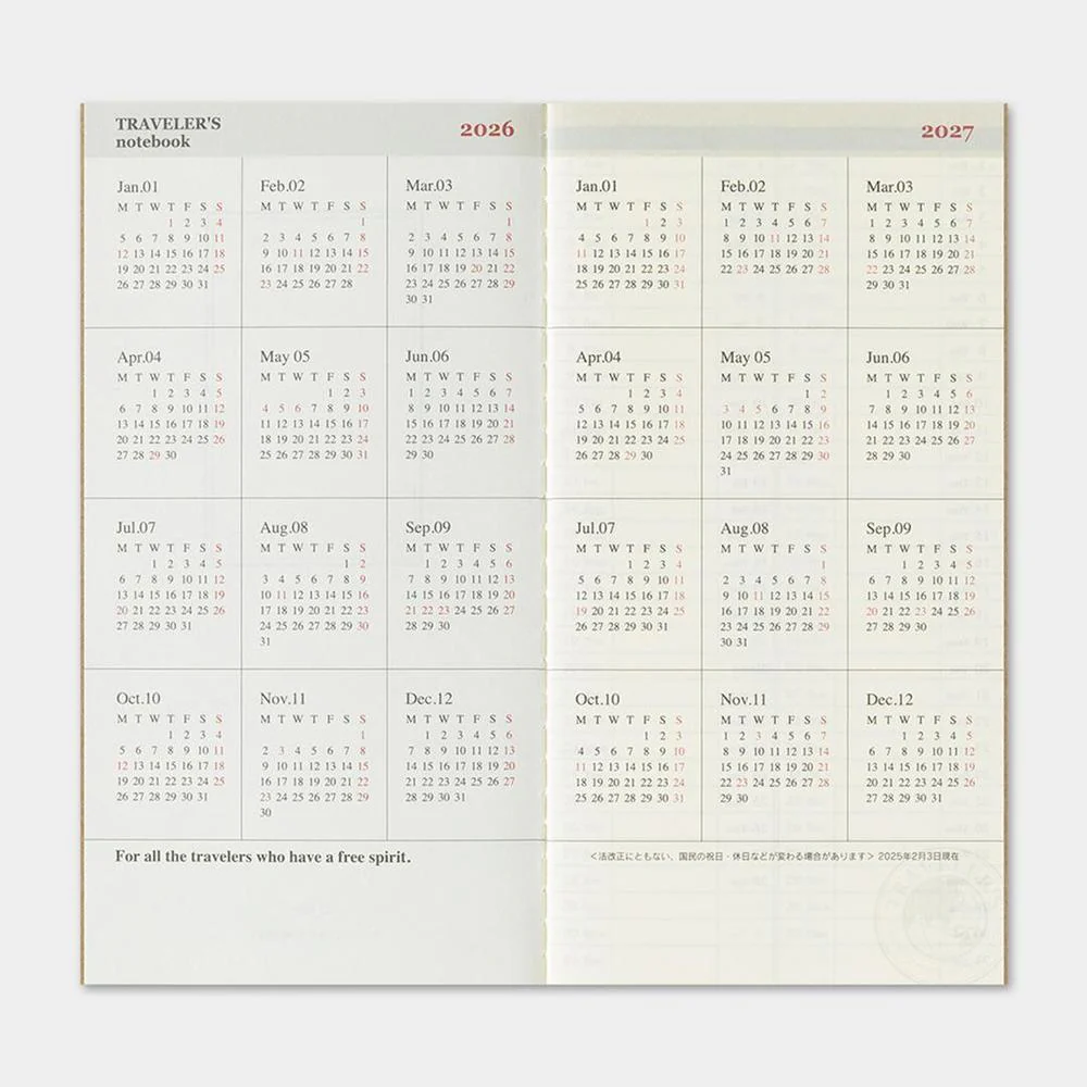 Traveler's Notebook - 2026 Diary - Limited Edition (2026) - Image 39