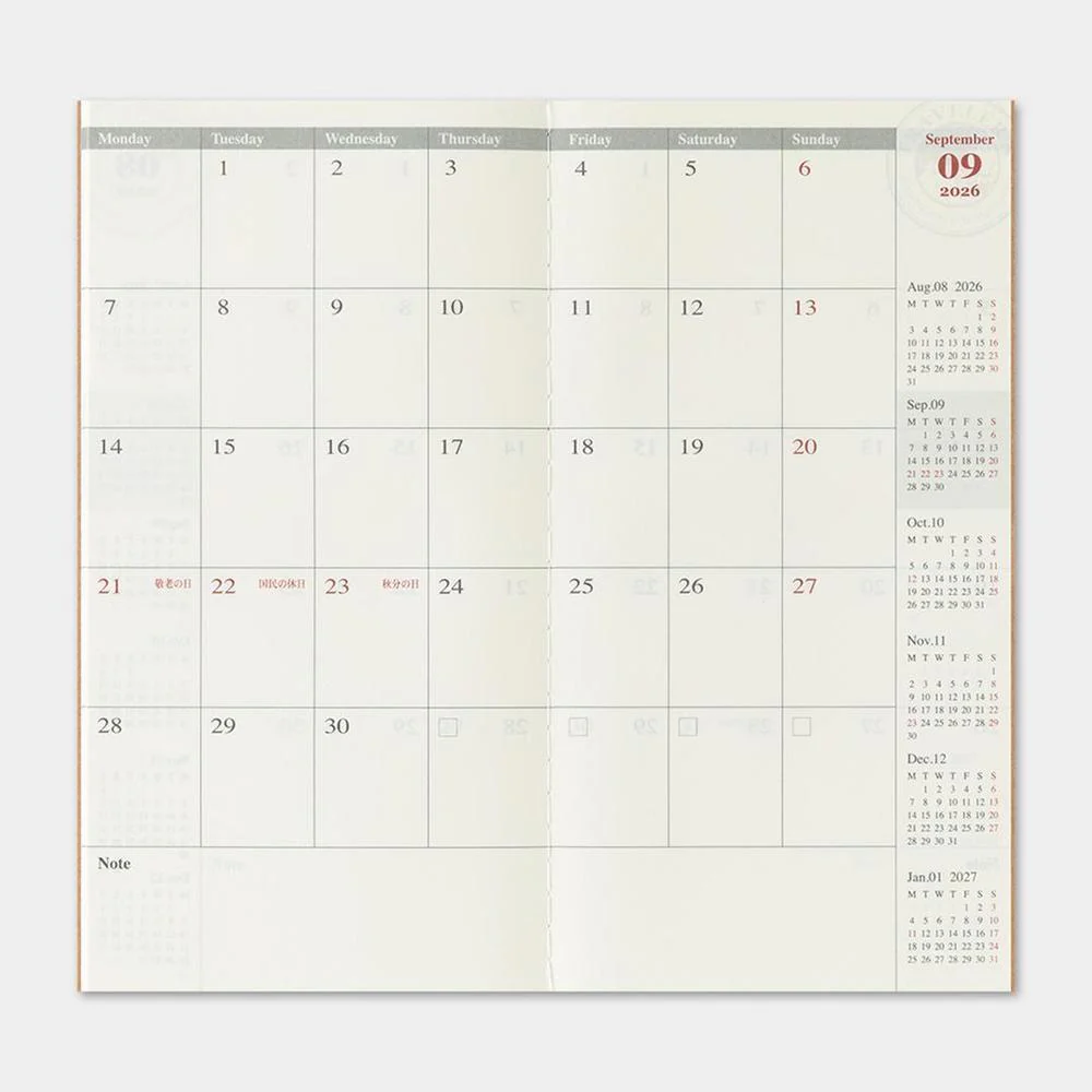 Traveler's Notebook - 2026 Diary - Limited Edition (2026) - Image 5
