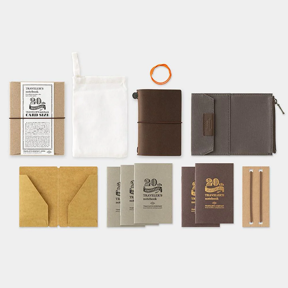 Traveler's Notebook - 20th Anniversary Card Size Set - Limited Edition (2026) - Image 4