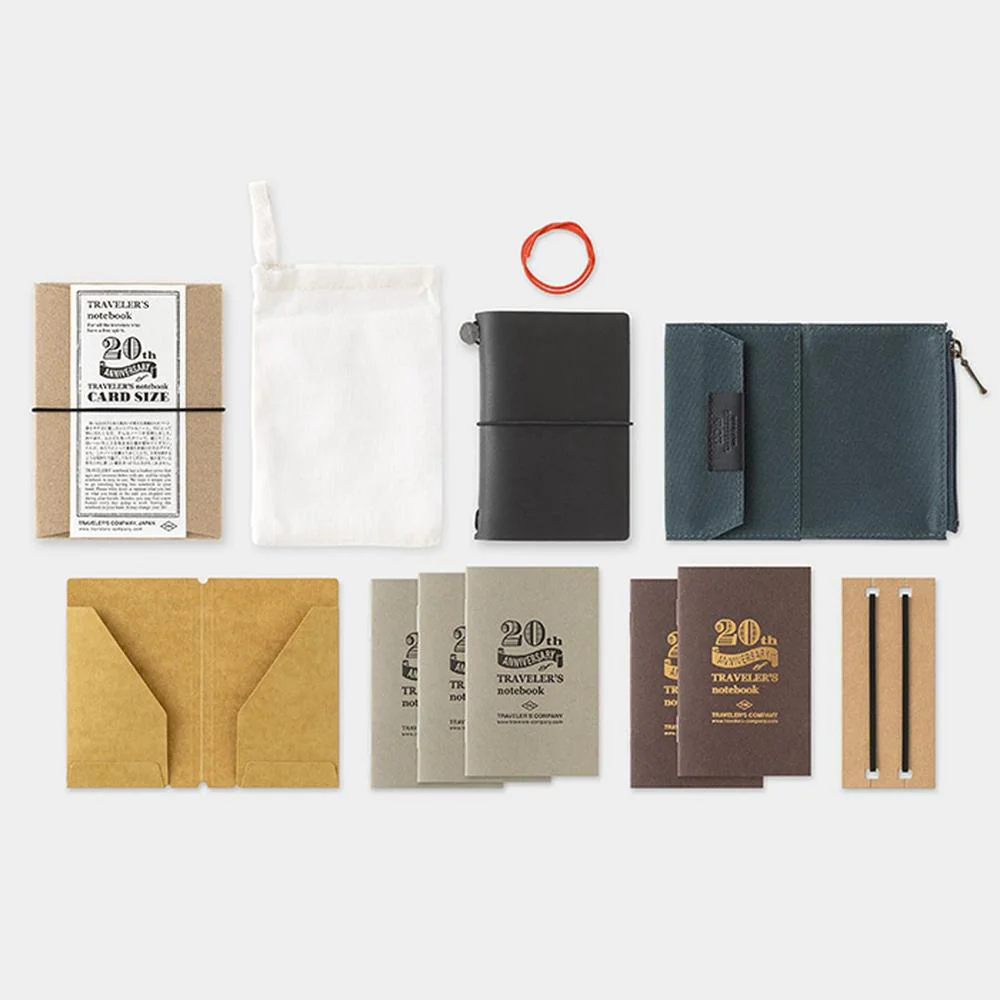 Traveler's Notebook - 20th Anniversary Card Size Set - Limited Edition (2026) - Image 5