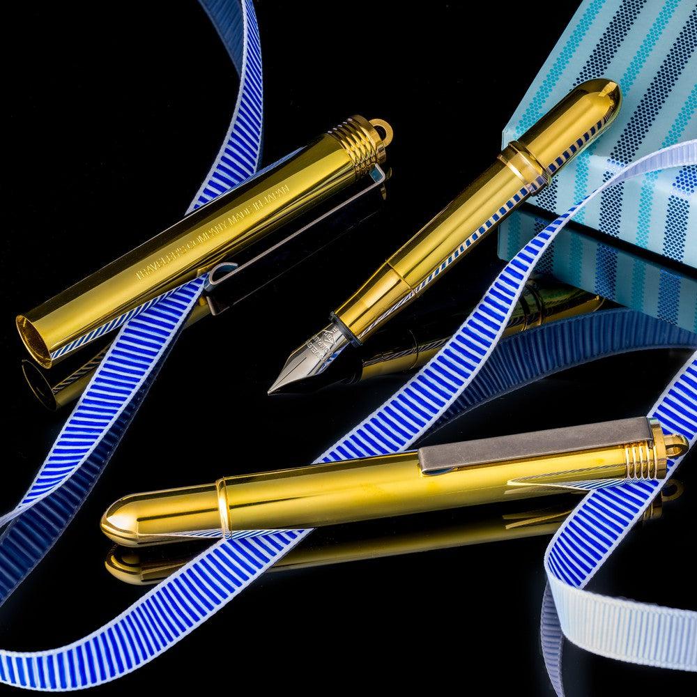 Traveler's Rollerball Pen - Solid Brass - Image 4