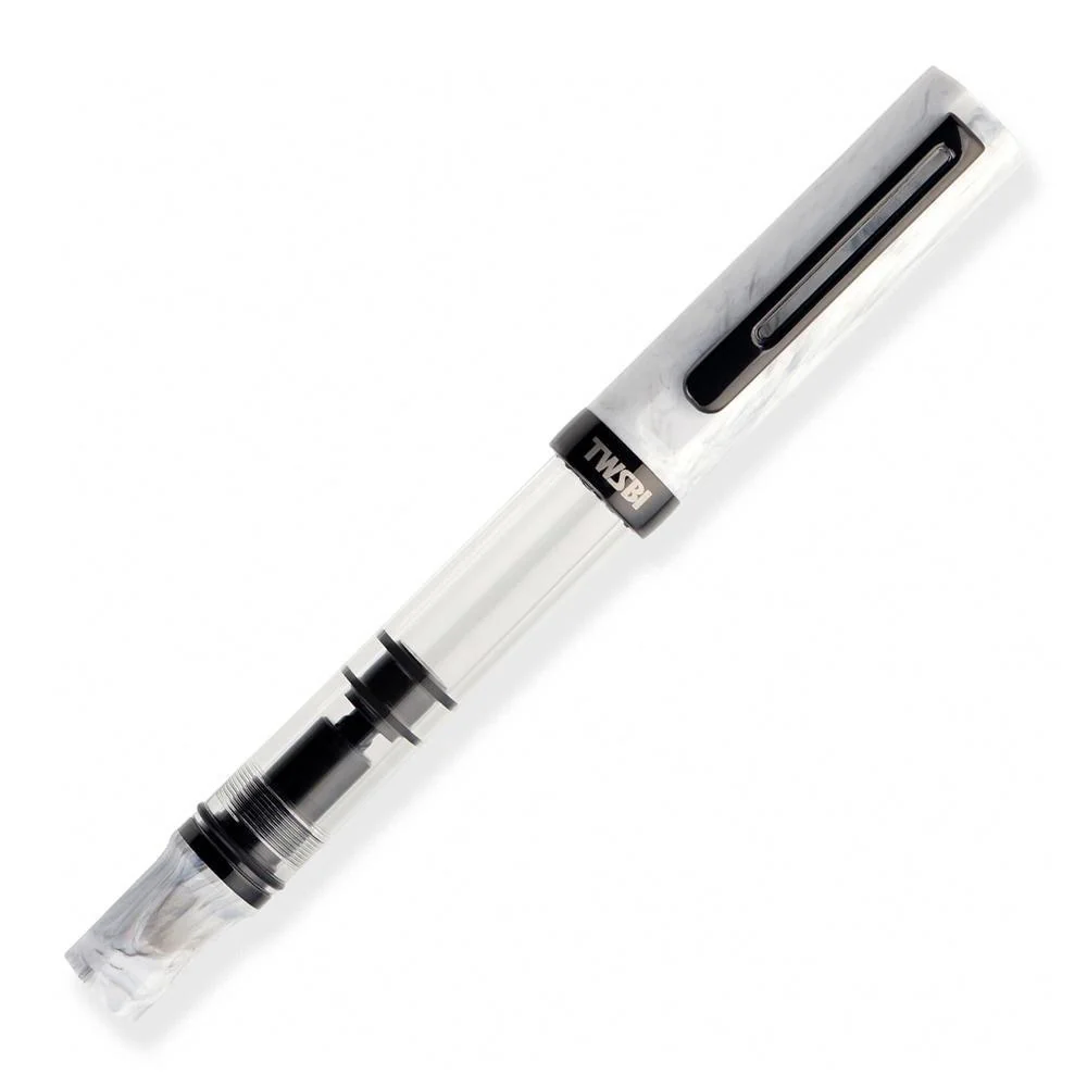 TWSBI Fountain Pen - ECO Carrara with Onyx - Image 5