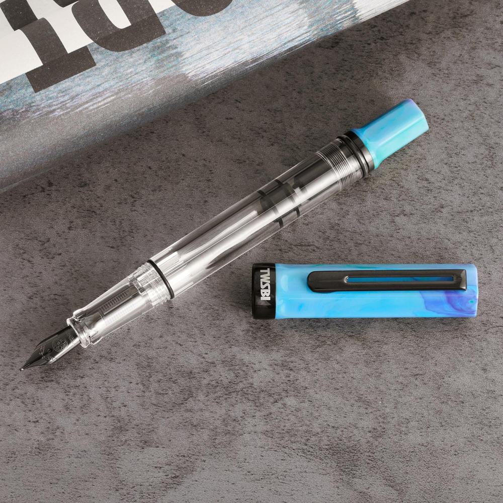TWSBI Fountain Pen - ECO Cosmos Blue with Onyx - Image 3