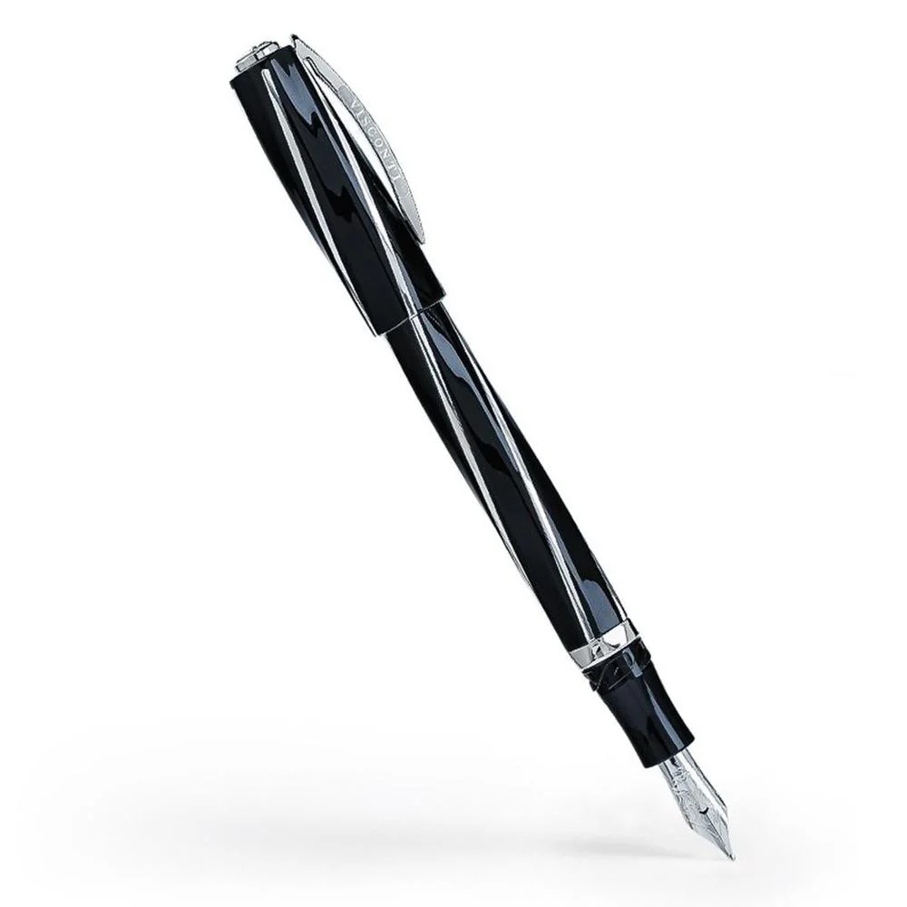 Visconti Fountain Pen - Black Divina Oversize - Image 4