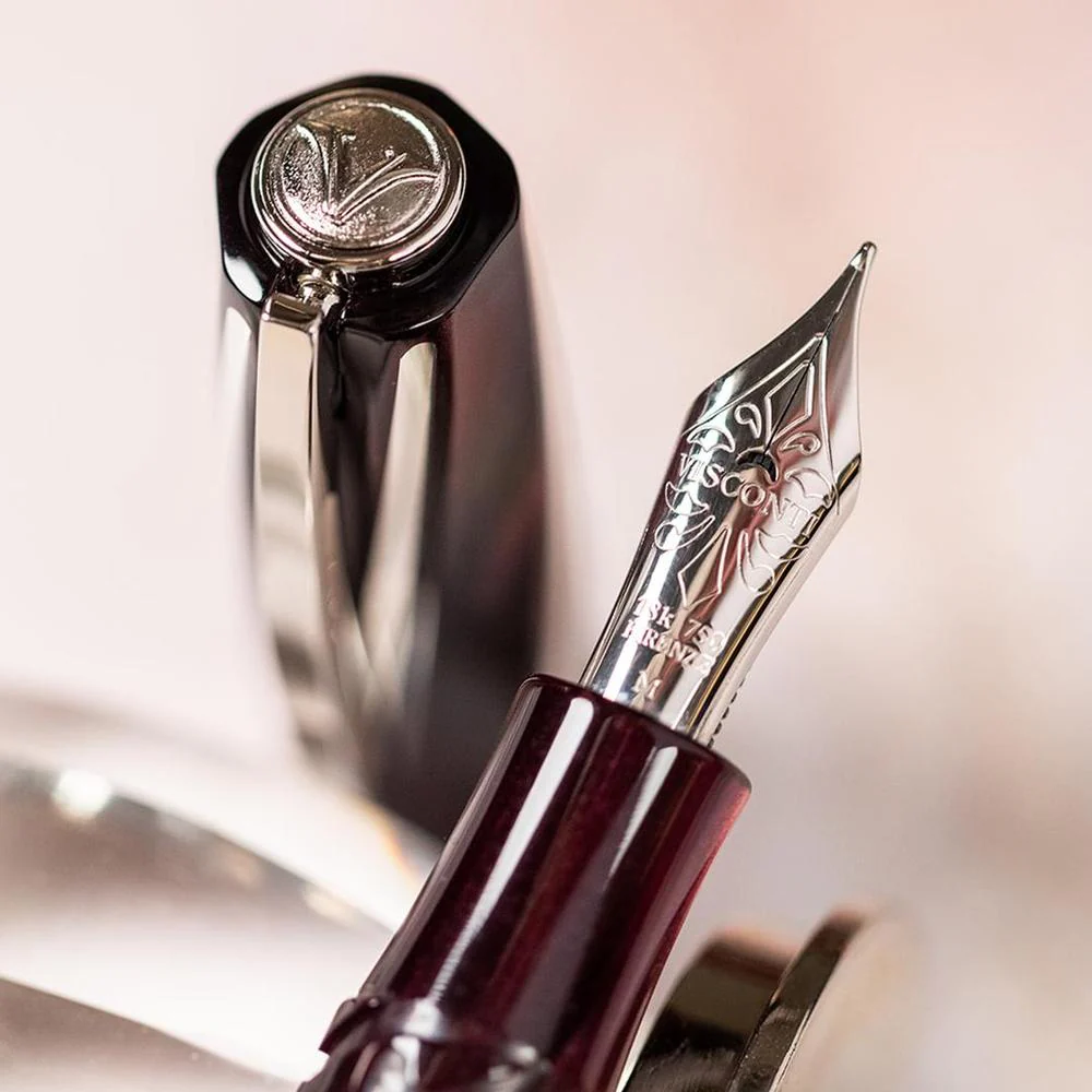 Visconti Fountain Pen - Divina Elegance - Bordeaux Oversize - Image 2