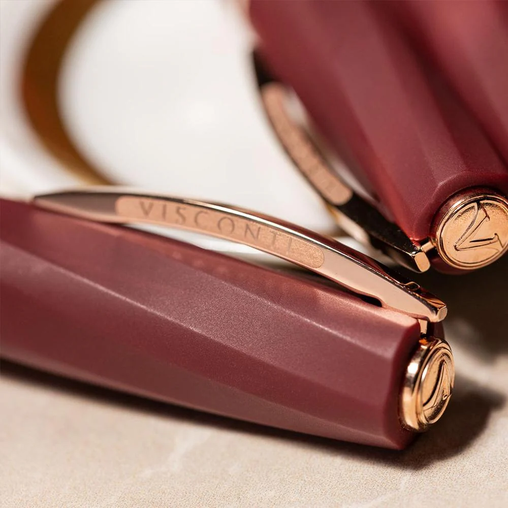 Visconti Fountain Pen - Divina Matte - Bordeaux - Image 2
