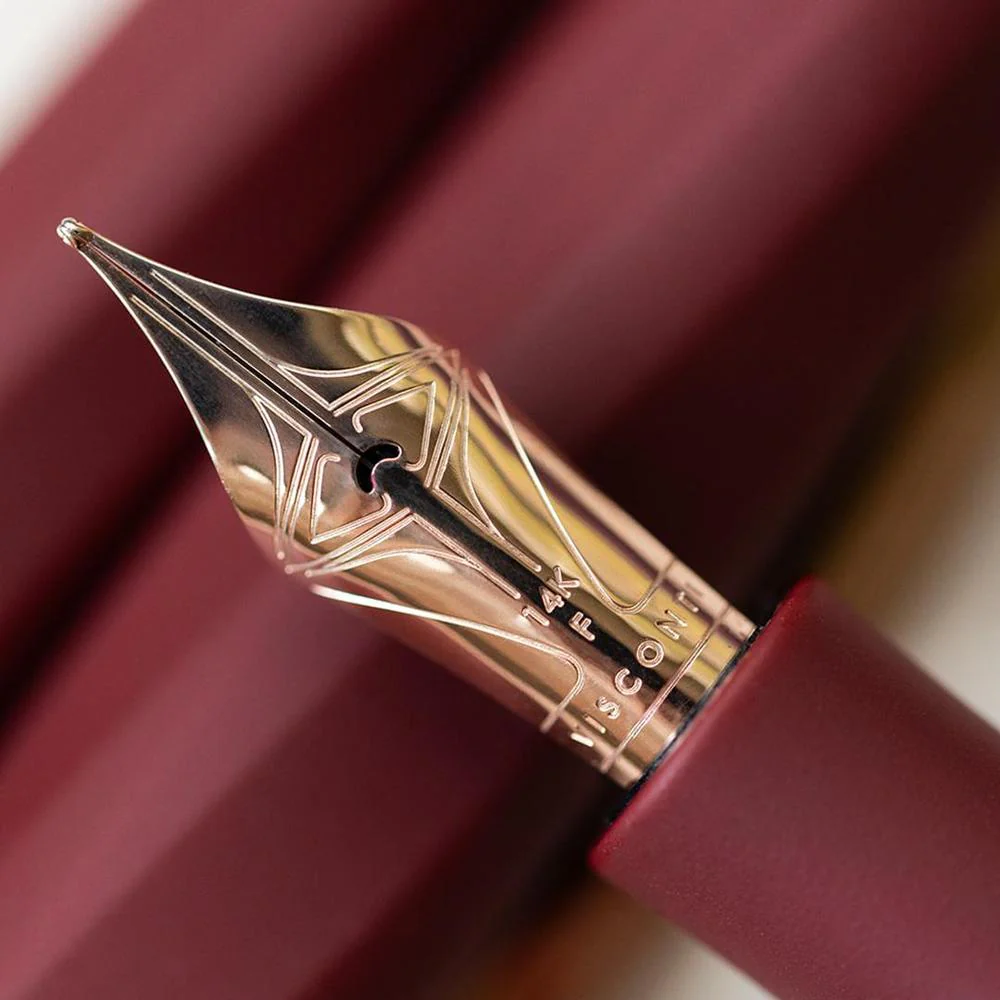 Visconti Fountain Pen - Divina Matte - Bordeaux - Image 4