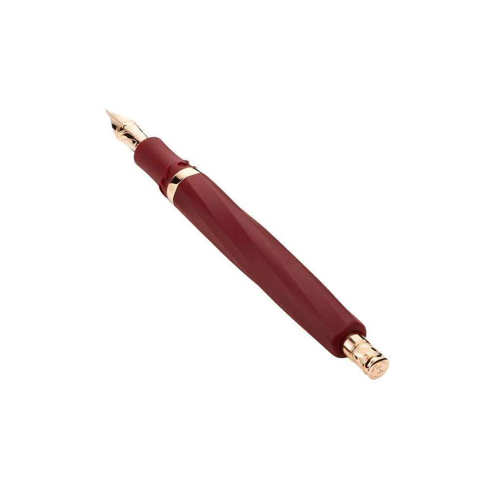 Visconti Fountain Pen - Divina Matte - Bordeaux - Image 6