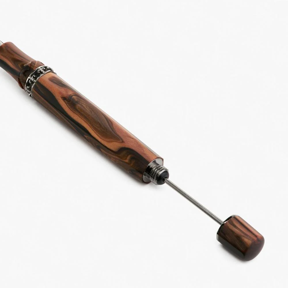 Visconti Fountain Pen - Medici Briarwood - Ruthenium Trims - Image 10