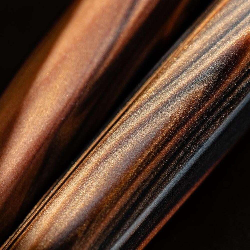 Visconti Fountain Pen - Medici Briarwood - Ruthenium Trims - Image 5