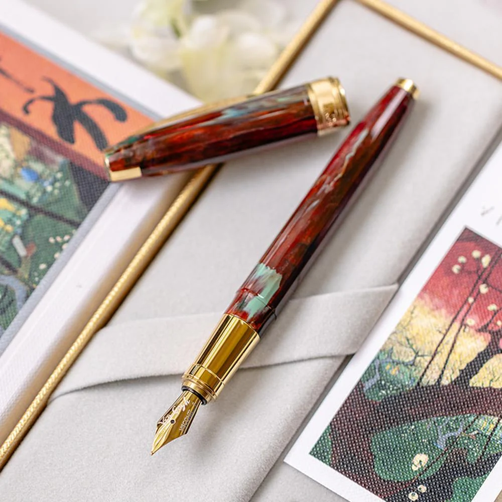 Visconti Fountain Pen - Van Gogh - Flowering Plum Orchard - Image 3