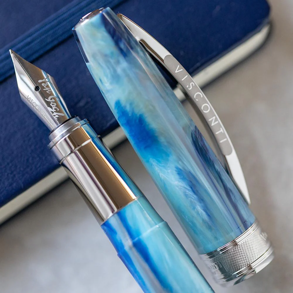 Visconti Fountain Pen - Van Gogh - Self Portrait in Blue - Image 2