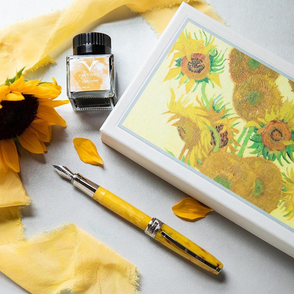 Visconti Fountain Pen - Van Gogh - Sunflowers - Image 2