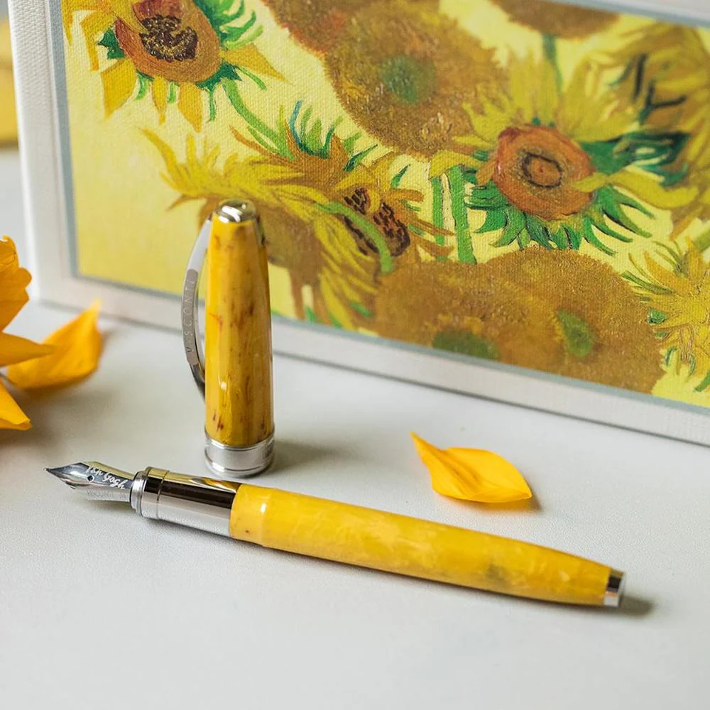 Visconti Fountain Pen - Van Gogh - Sunflowers - Image 4