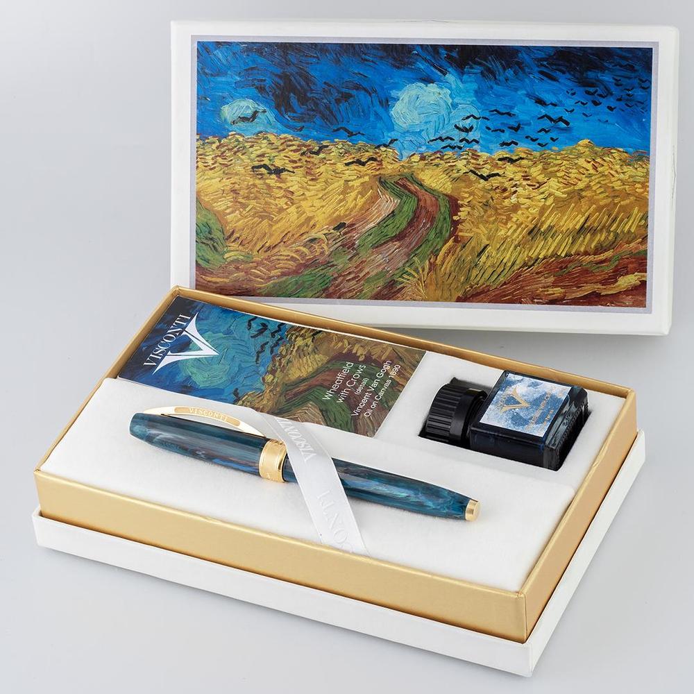Visconti Fountain Pen - Van Gogh - Wheat Field with Crows - Limited Edition (2019) - Image 4