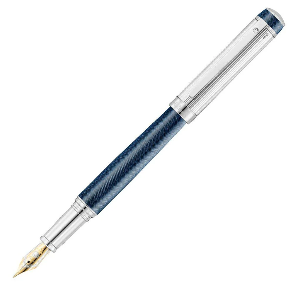 Waldmann Fountain Pen - Blue Ocean Wave Grandeur - Image 3