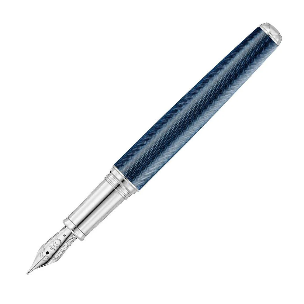 Waldmann Fountain Pen - Blue Ocean Wave Grandeur - Image 4
