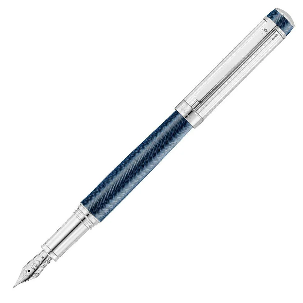Waldmann Fountain Pen - Blue Ocean Wave Grandeur - Image 5