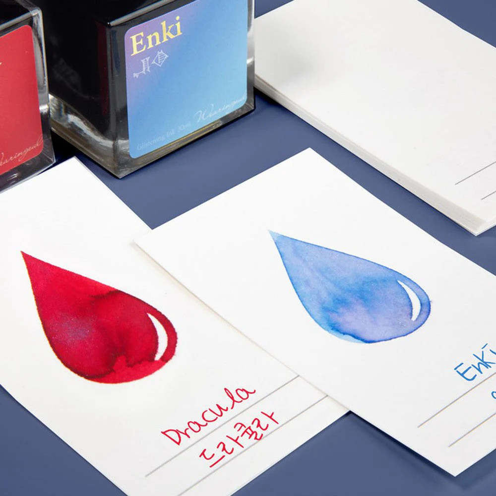 Wearingeul Ink Swatch Card (50 Sheets) - Ink Drop Color Swatch Card - Image 3