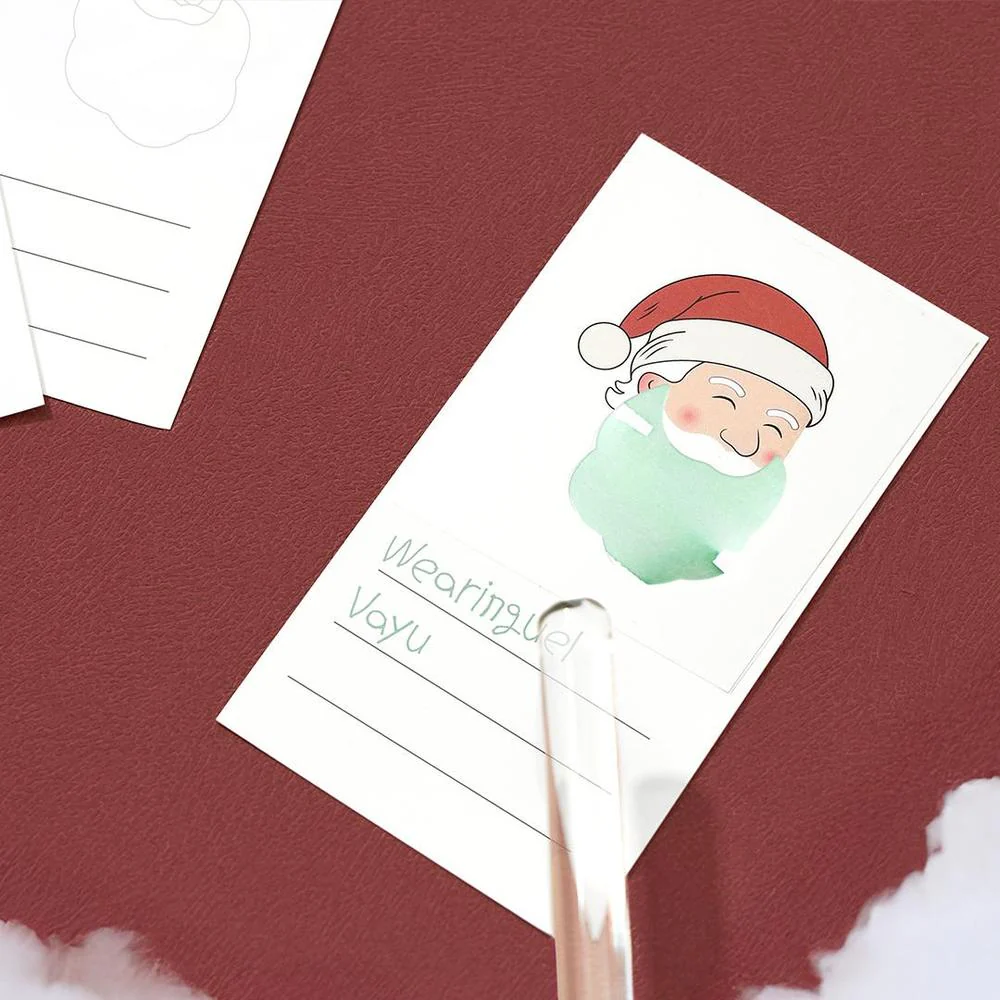Wearingeul Sticker Swatch Card (30 Sheets) - Santa Sticker Color Swatch - Special Edition (2025) - Image 4