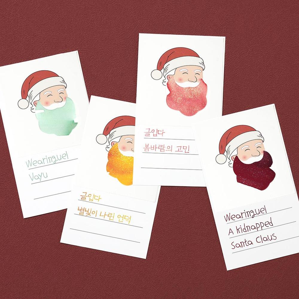 Wearingeul Sticker Swatch Card (30 Sheets) - Santa Sticker Color Swatch - Special Edition (2025) - Image 5